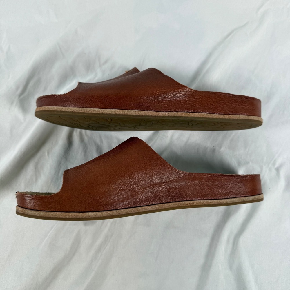 Kork-Ease Womens Brown Leather Slide Sandals Cork Footbed Casual Size 10M - Picture 10 of 10